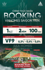 Booking Vinhomes Saigon Park