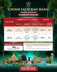 Chính sách bán hàng Vinhomes Hóc Môn